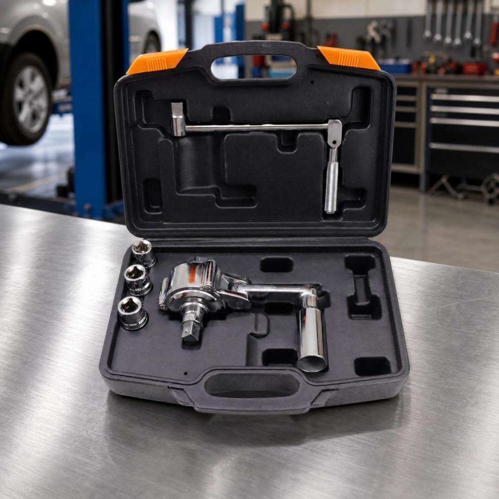 Tire Wrench Rust Resistant Manual Lug-Nut High Twisting Power