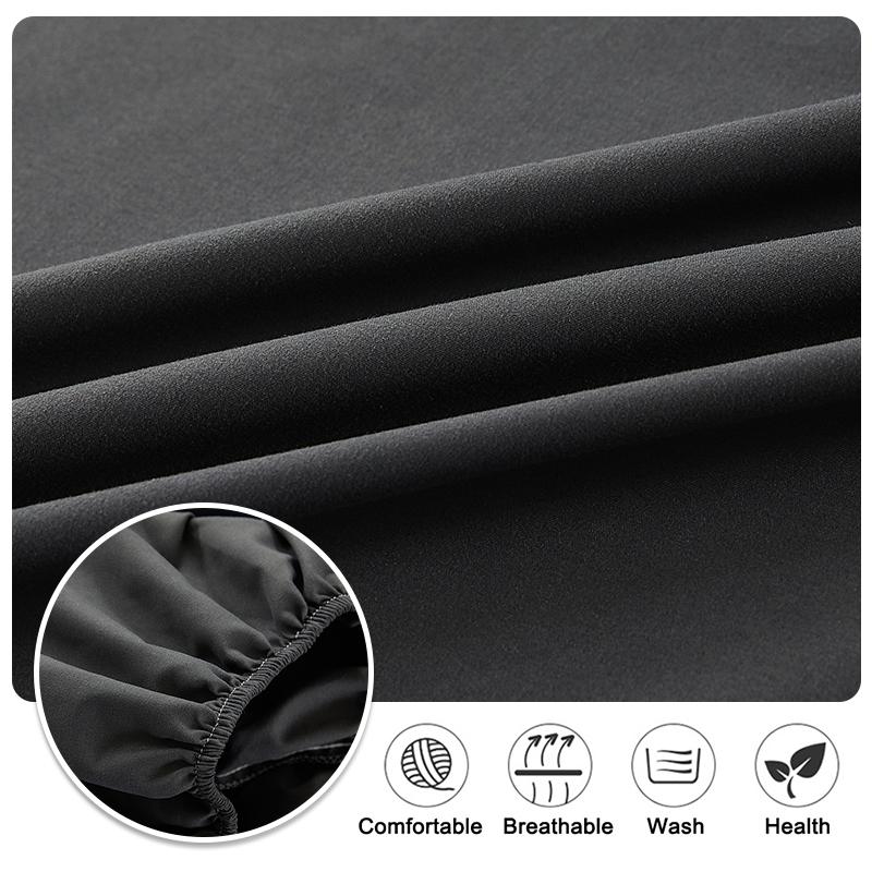 Fitted Bed Sheet With Elastic Band Solid Color Mattress Covers Protector For Single Double King Bed Cotton 150/160/180x200