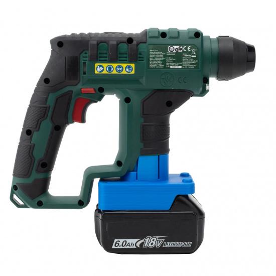 Адаптер для инструмента Lidl Parkside X12V Li-ion на аккумуляторы Makita 18V LXT/DeWalt 18/20V//Milwaukee 18V/Aldi Ferrex 20V Li-ion