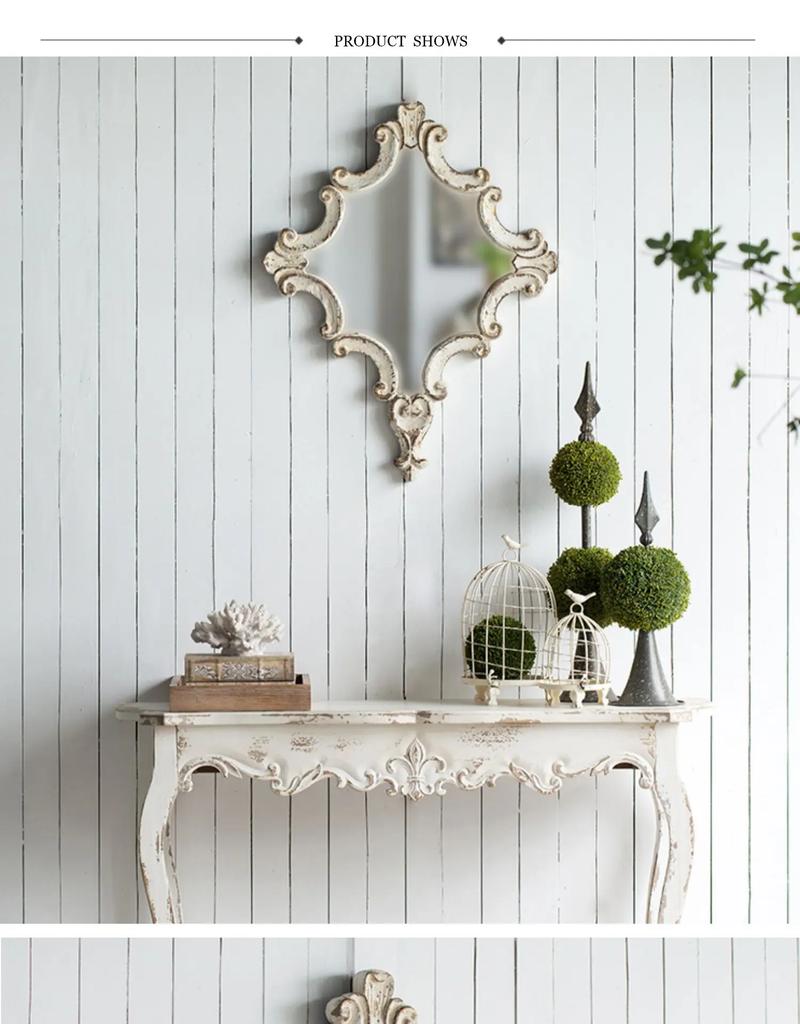 Современный дизайн настенное зеркало подвесное для гостиной квадратное макраме скандинавские зеркала ретро свадебное декоративное украшение Spiegel для дома