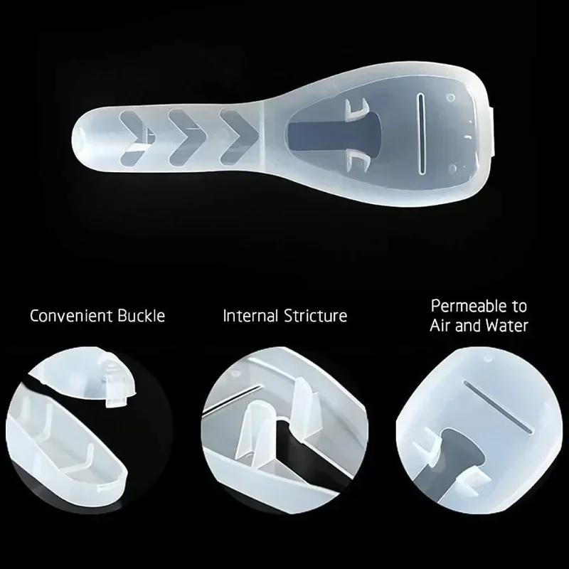 1 шт. Портативный дорожный мужской ручной защитный чехол для бритвы, пластиковая коробка, контейнер для хранения, держатель для бритвы, защитный чехол-органайзер