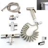 Bathroom Toilet Hanging Basket Bidet Sprayer Water Faucet Set Stainless Steel Shower Head Handheld Protable
