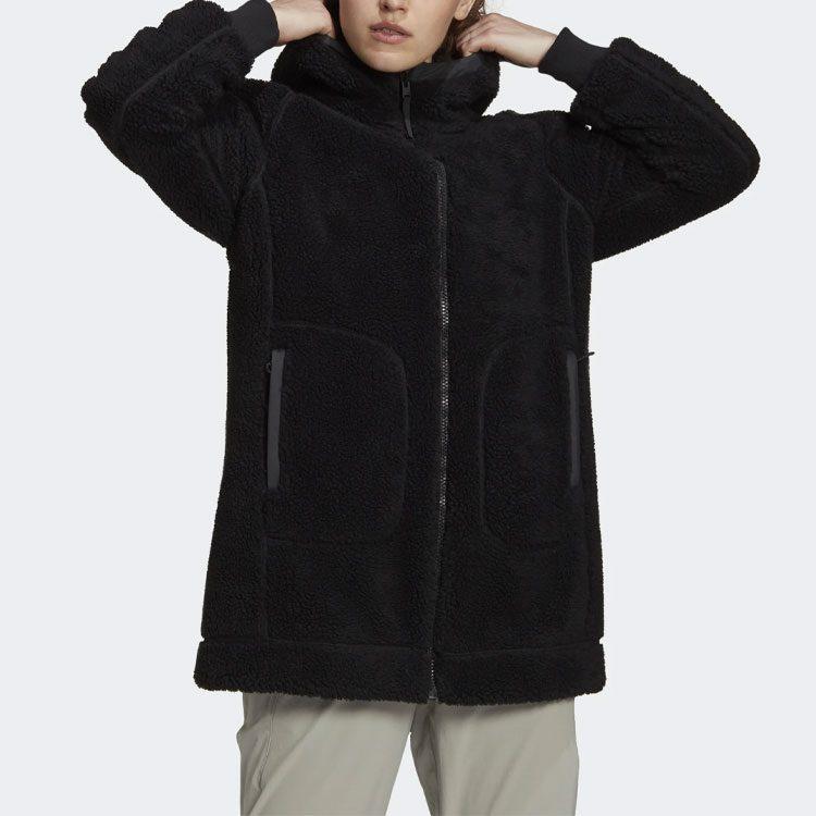 adidas Пуховик Зимний Женский Черный GI7954