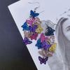 Длинные серьги-подвески с бабочками Модные Преувеличенные Украшения для Женщин Девушек