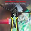 Ratcheting Crimping Tool 3 In 1 Multifunction Wire Crimpers Stripper Cutter, 8P 6P Network Line