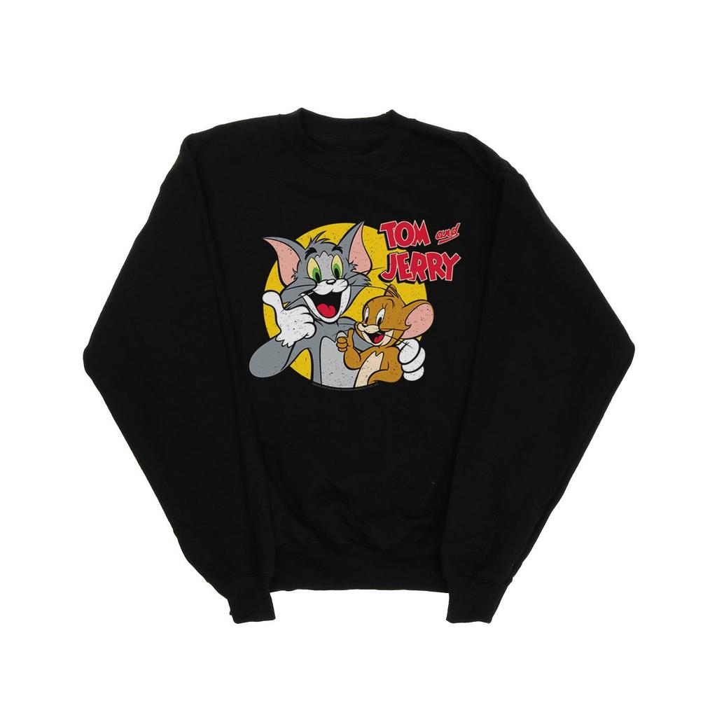 Tom And Jerry Mens Thumbs Up Sweatshirt