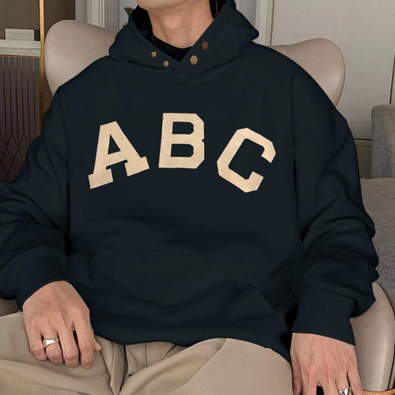 FOGESSENTIALSZONE Худи ABC Сезон 7: Модный унисекс свитшот свободного кроя
