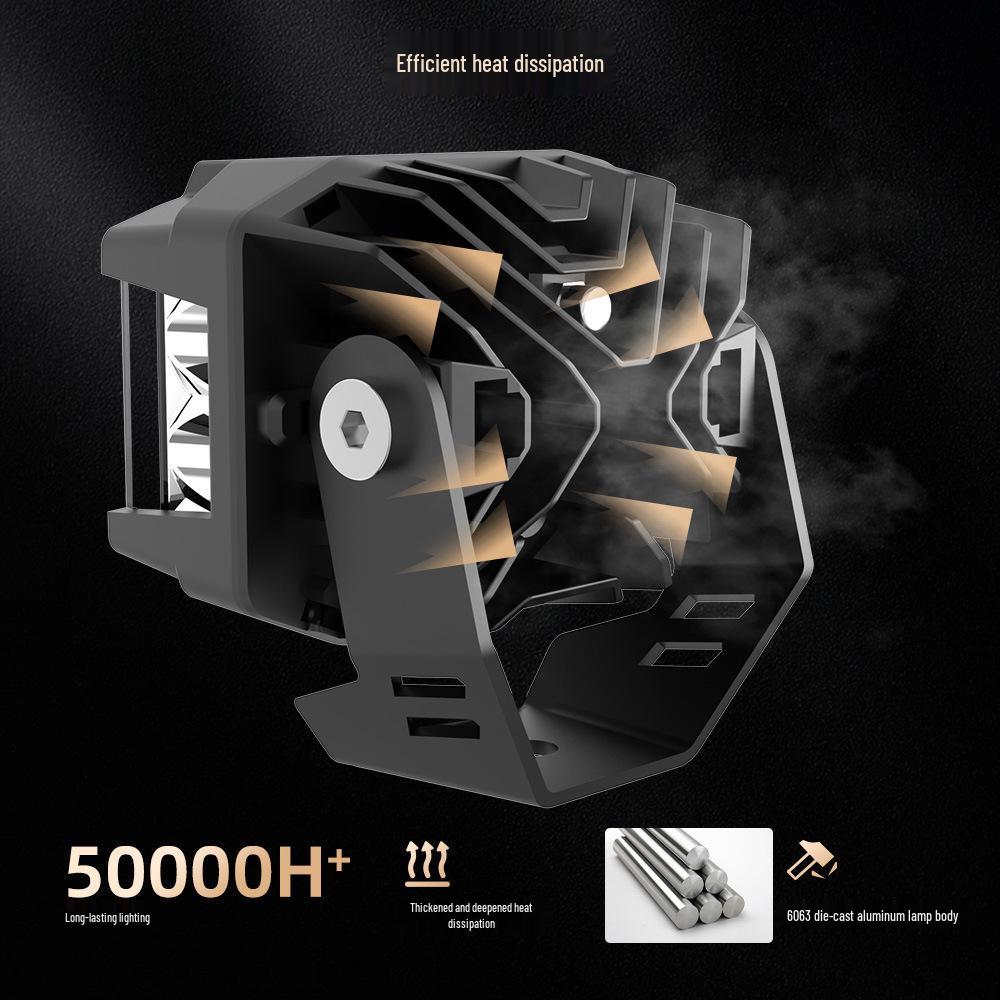 3-Inch LED Spotlight for Wrangler Off-Road Front Bumper A-Pillar Modification