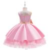 Girl Tutu Flower Dress For Girls Winter Clothing Children Christmas Birthday Party Princess Gown Dresses Kids Bead Tutu Costume