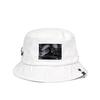 BLACKBLOND BBD Trapped Smile Denim Bucket Hat (White)