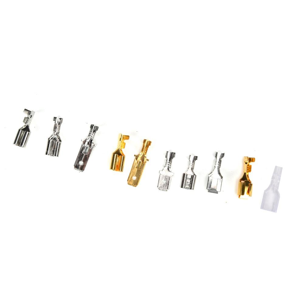 150pcs Waterproof Wire Crimp Terminal Block 6.3mm Quick Splice Connector Home Appliance