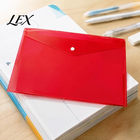 PVC Storage Pouch 2PCS A4 Size Document Folders with Snap Closure, Waterproof Thickened Handheld File Bag Organizer, Lightweight for Office And School