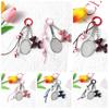 Zinc Zinc Alloy Badminton Keychain Badminton Shape Tennis Racket Rope Keychain  Backpack Decoration
