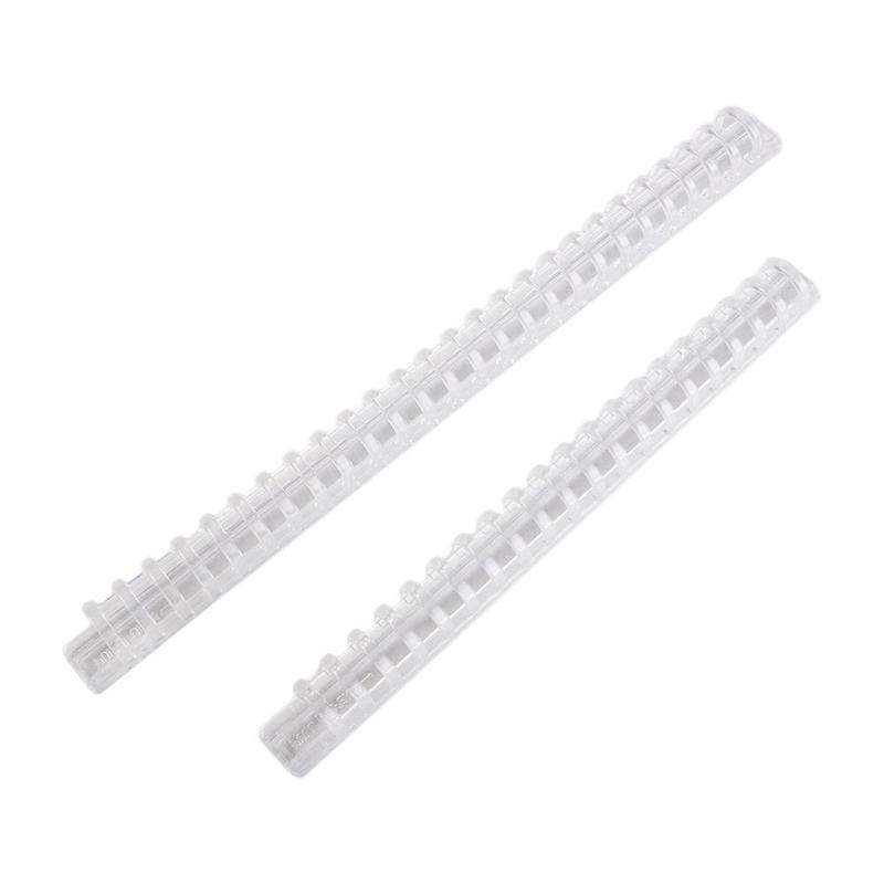 for Notebook Album Scrapbook Notebook Binding Spines Loose Leaf Book Binder Rings Binder Circle Ring Plastic Comb Bindings