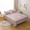 1 шт. простыня из полиэстера и хлопка, мягкий домашний чехол для постельного белья, модный домашний чехол для постельного белья-складной плоский лист(Нет наволочек)