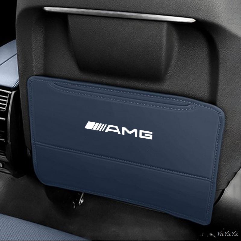 Car Seat Anti-Kick Pad Back Anti-Dirt Protector Cover Accessories For Benz AMG W204 W205 W203 W211 W212 W213 W201 W210 Stickers NC6