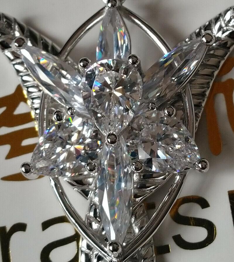 Подвеска 925 пробы стерлингового серебра кристалл Twilight Star свитер ожерелье женщины ювелирные изделия подарок