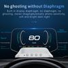Car HUD Head Up Display Digital GPS Navigation Speedometer Projecter OBD2 GPS Dual System Display
