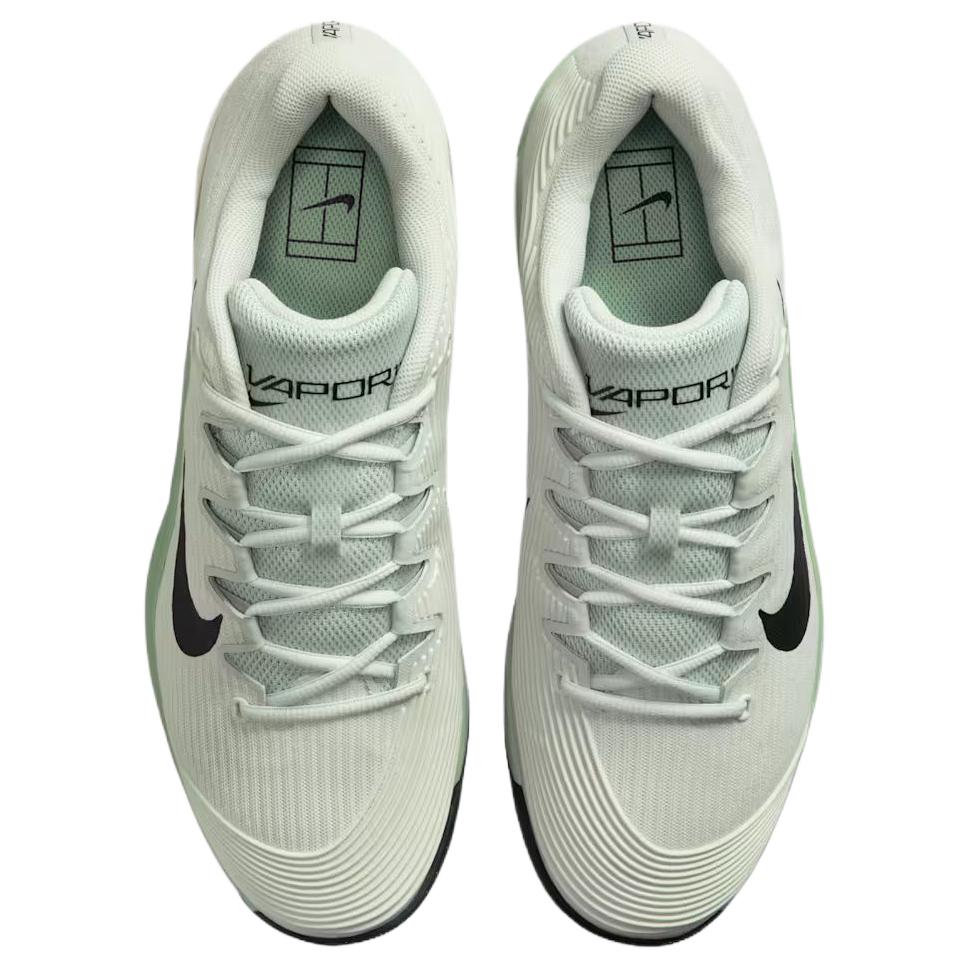 Nike Vapor 12 Удобная посадка Поддерживающий возврат Легкие Низкие теннисные кроссовки Мужская кроссовка Светло-зеленый Черный FV5552-003
