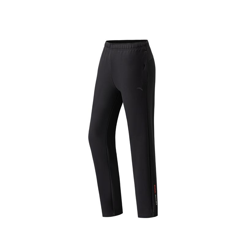 ANTA Casual Pants Women's Black Thickened Other 162647315N-1