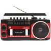 Portable Vintage Retro USB AM/FM/SW Multiband Radio Stereo Wireless Bluetooth Boombox Mp3 Audio Cassette Tape Player Recorder
