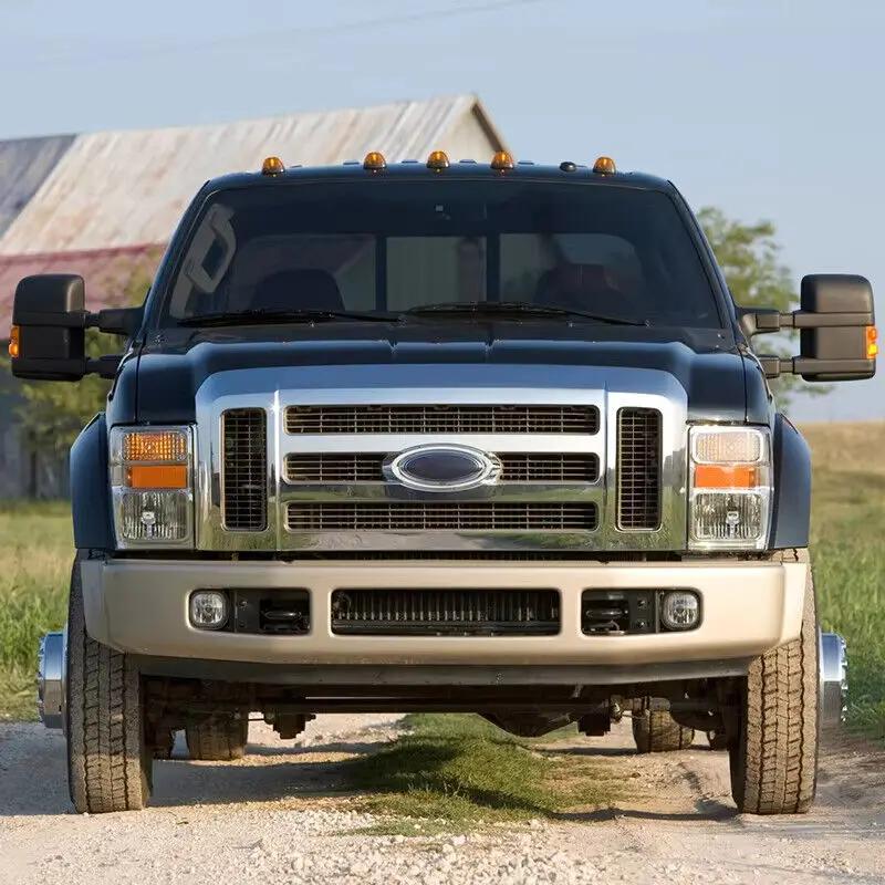 Для Ford F250 F350 F450 F550 Super Duty 2008-2016 Наклейка Крышка бокового зеркала заднего вида Накладка крыла Внешний корпус заднего вида Отделка