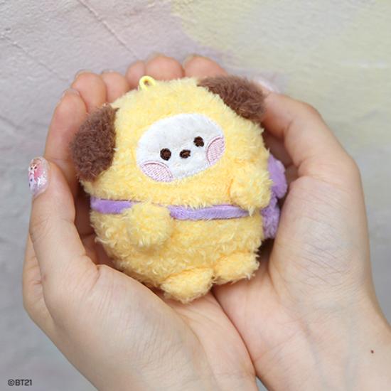 BT21 Брелок-фигурка в виде мини-куклы PONPON-ENJOY ver.