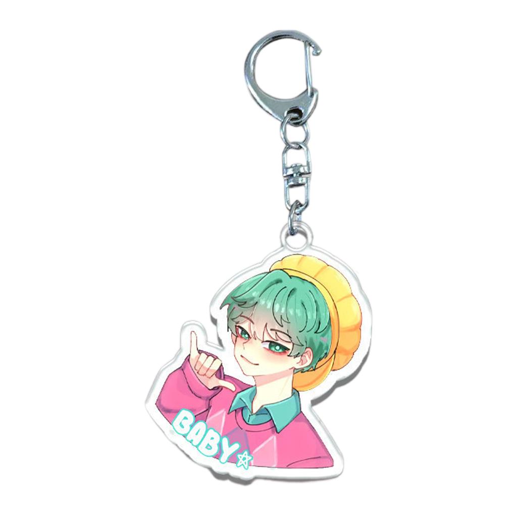 Акриловый брелок-подвеска – Милый декоративный подарок для студенческих рюкзаков