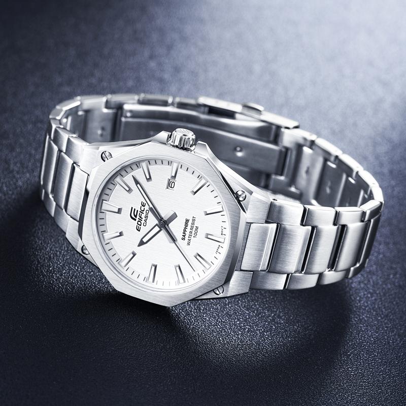 Casio Мужские часы EDIFICE Белые EFR-S108YD-7A EFR-S108YD-7A