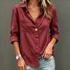 Cross-border European and American 2026 autumn new collection: loose-fitting, casual, solid-color button-down shirt, women's top, cardigan