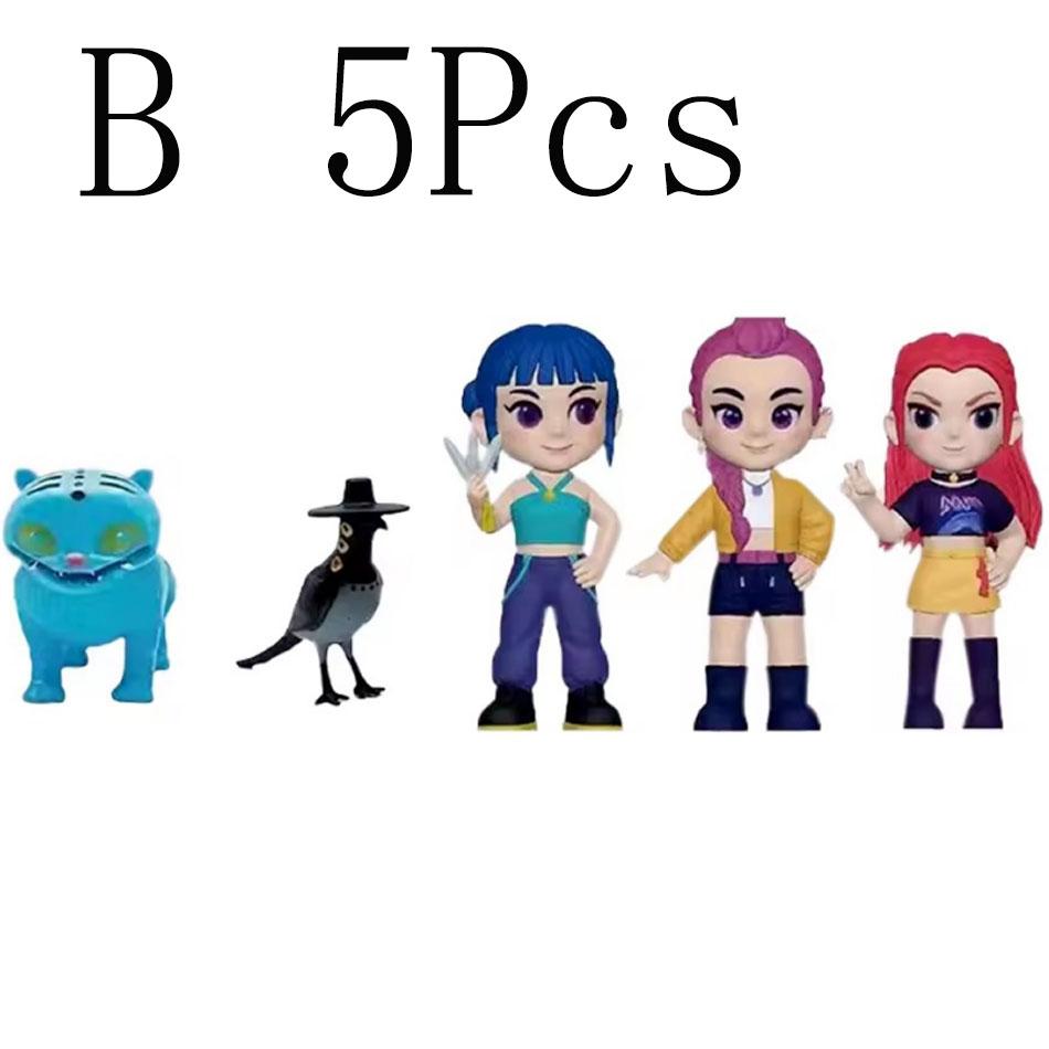 2027 НОВЫЙ K-pop Охотник на демонов Руми Зои Мира аниме поливинилхлорид коллекция персонажей настольные безделушки Детский новогодний подарок