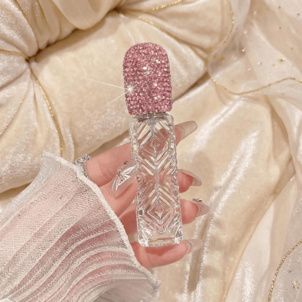 12ml Glass Perfume Atomizer Creative Rhinestone Oil Diffuser Bottle Handicraft