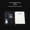 2020 A4 Custom Logo Multifunctional Zipper Bag Planner & Fashion Business Loose-Leaf Notebook