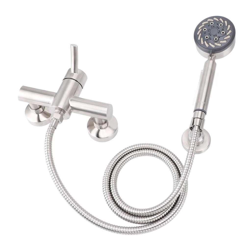 Shower Faucet Set Shower System Stainless Steel Water Saving Multifunction Handheld Shower and Rain