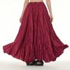 Fluttering Draping Pressed Wrinkled Half-body Skirt Plus Size Women's Skirt Loose Oversized Swing Skirt
