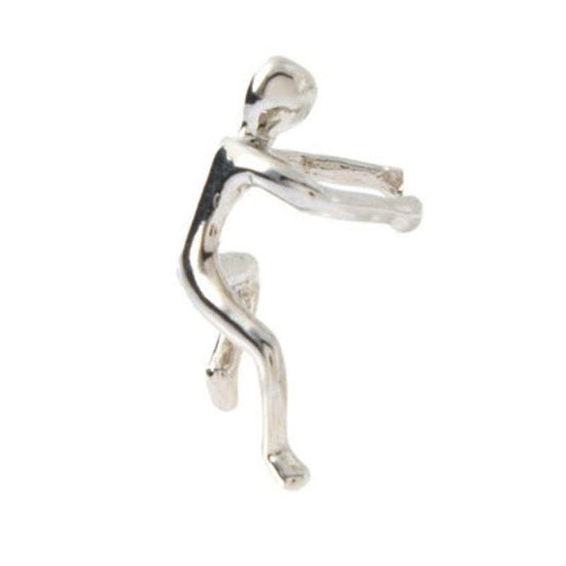 Пара женских модных сережек-клипс на обертке для ушей в стиле альпинизма, серьги-каффы без пирсинга