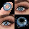 Eyeshare Новые контактные цветные контактные линзы для глаз 1 пара зеленые контактные линзы голубые линзы для глаз ежегодный макияж серые линзы для зрачков