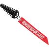 Muffler Exhaust Wash Plug 0.6"-1.5" Wash Plug with Streamer for Motorcycle Bike 2 Stroke Rubber Exhaust Silencer, Black