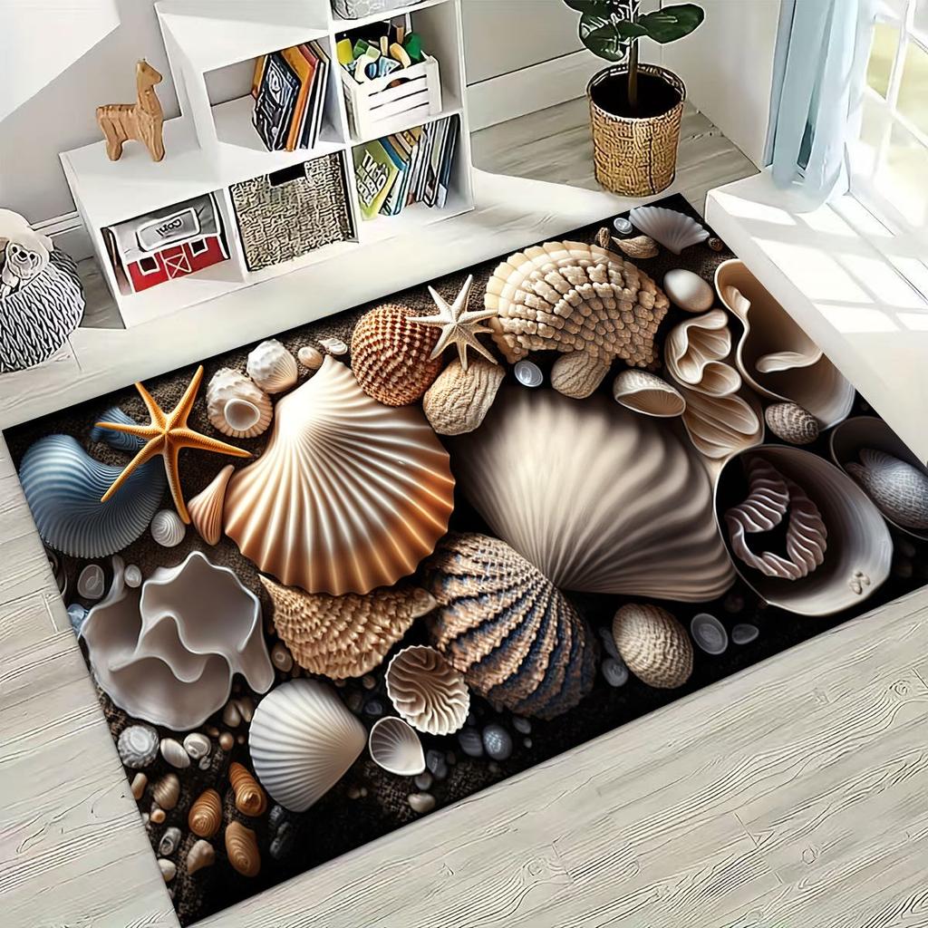 Ковер Dream Starfish Shell Tropical Beach Sea Star Art для спальни, гостиной, дивана, домашний коврик для двери, декор, большой нескользящий коврик для пола