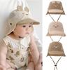 Cartoon Bear Ear Sun Cap Quick Dry Fisherman Hat New Kids Panama Hat Boys Girls