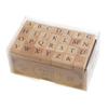 Kodomonookao Petit Letter Stamp Set (Large) [Uppercase Alphabet] 1234-016