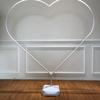 Heart Shaped Balloon Arch Frame Ring DIY Balloon Arch Garland Stand Kit For Outdoors Weddings Anniversary Decorations