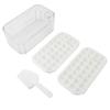 64 Grids Ice Cube Trays Innovative Food Grade Large Capacity Easy Release Ice Cube Mould with Transparent Lid for