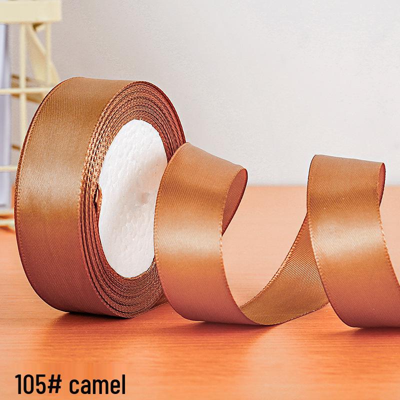 Полиэстеровая атласная лента 2,5 см для подарочной коробки и аксессуаров для волос