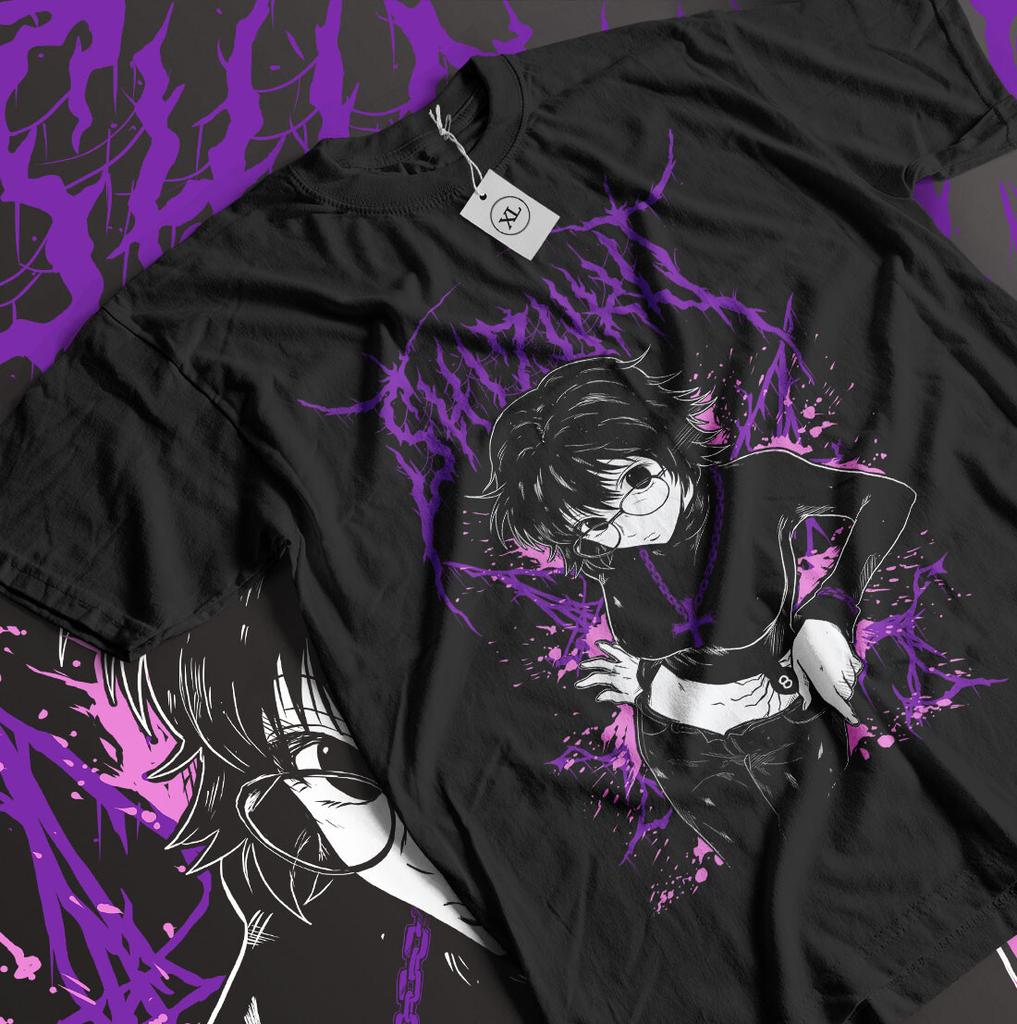 Shizuku Murasaki T-shirt Gon Killua Hunter Horror Anime Girl Gift Shirt All Size