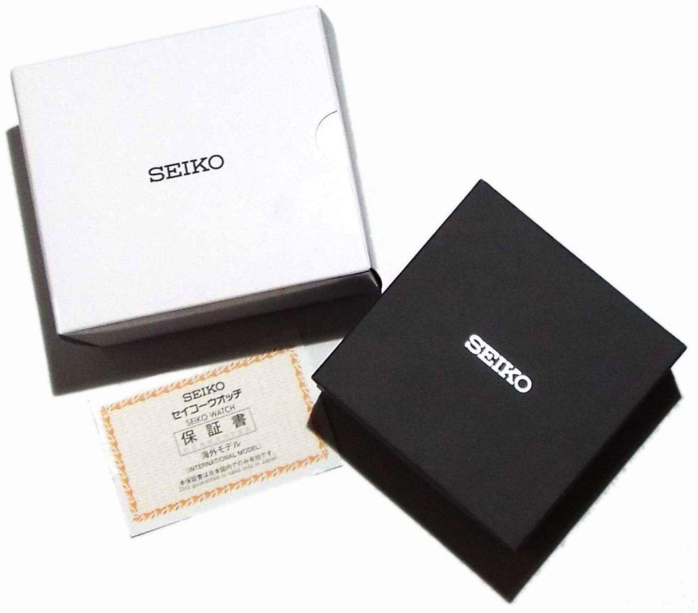 SEIKO Chronograph Watch with Genuine Leather Officially Distributed In Japan by Light Strap, Seiko, White, Brown, Camel, SND363P1-LBR [Used]