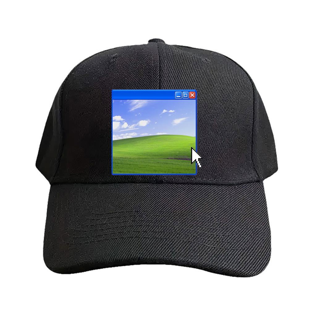 XP Interface Summer Woman Man Adult Peaked Hat Fashion Casual Adjustable Printed Baseball Caps Funny Dad Trucker Cap Creative