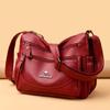 Women's Messenger Bag PU Mother Bag Multi-Layer Women's Shoulder Bag