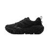 Li Ning Dune Retro Thick Sole Comfortable Shock Absorbing Non-Slip Wear-Resistant Breathable Low-Top Casual Shoes Women Sneaker Black AGCU328-3