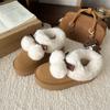 Женские зимние сапоги 2025 зимние на толстой подошве милые пушистые женские ботинки утепленные теплые короткие ботинки хлопковая обувь новые короткие ботинки на мягкой подошве